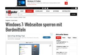 
                            8. Windows 7: Webseiten sperren mit Bordmitteln - Bilder, Screenshots ...