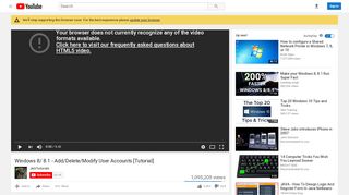 
                            11. Windows 8/ 8.1 - Add/Delete/Modify User Accounts [Tutorial ...