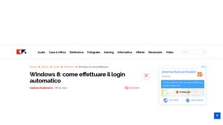 
                            5. Windows 8: come effettuare il login automatico - ChimeraRevo