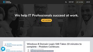 
                            3. Windows 8 Domain Login Still Takes 10 minutes to complete ...