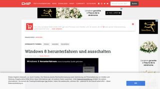 
                            1. Windows 8 herunterfahren und ausschalten - CHIP