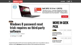 
                            12. Windows 8 password reset trick requires no third-party software - Geek ...