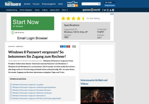 
                            5. Windows 8 Passwort vergessen? So bekommen Sie Zugang zum ...