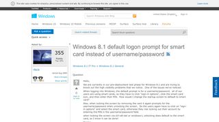 
                            2. Windows 8.1 default logon prompt for smart card instead of ...