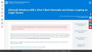 
                            1. Windows 8/8.1 Stuck in Login Screen Loop: 3 Ways to Fix It s