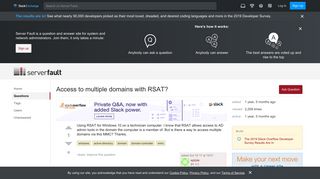 
                            12. windows - Access to multiple domains with RSAT? - Server Fault