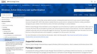 
                            10. Windows Active Directory user authentication - IBM