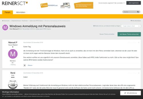 
                            2. Windows Anmeldung mit Personalausweis - cyberJack RFID basis ...
