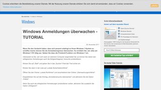 
                            6. Windows Anmeldungen überwachen - TUTORIAL - Computerwissen