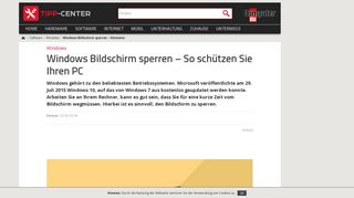 
                            4. Windows Bildschirm sperren – Hinweise | TippCenter