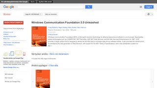 
                            11. Windows Communication Foundation 3.5 Unleashed