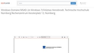 
                            10. Windows Domäne MSAD. (in Windows 7) Felizitas Heinebrodt ...