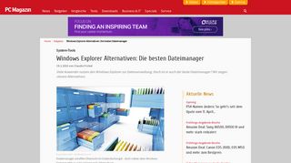 
                            10. Windows Explorer Alternativen: Die besten Dateimanager - PC Magazin