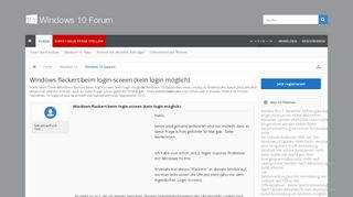 
                            5. Windows flackert beim login-screen (kein login möglich)