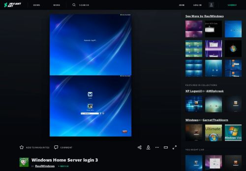 
                            7. Windows Home Server login 3 by RaulWindows on DeviantArt