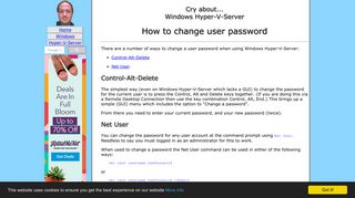 
                            12. Windows Hyper-V Server :: Change user password
