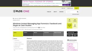 
                            12. Windows Instant Messaging App Forensics: Facebook and Skype as ...