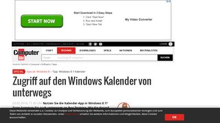 
                            8. Windows Kalender: Zugriff von unterwegs - COMPUTER BILD