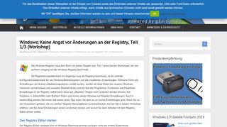 
                            7. Windows: Keine Angst vor Änderungen an der Registry, Teil 1/3 ...