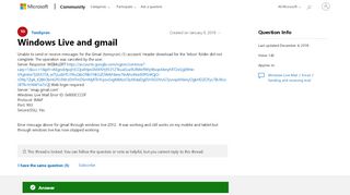 
                            5. Windows Live and gmail - Microsoft Community