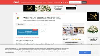 
                            7. Windows Live Essentials 2011 (Full-Installer) - Download - CHIP