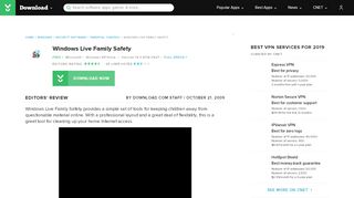 
                            12. Windows Live Family Safety - Free download and software reviews ...