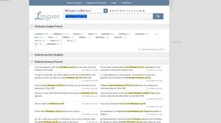 
                            11. Windows Live id - French translation – Linguee