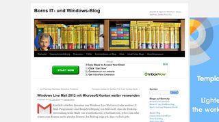 
                            7. Windows Live Mail 2012 mit Microsoft Konten weiter verwenden ...