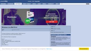 
                            7. Windows Live Mail Error (Luc L) - Computerhilfen.de