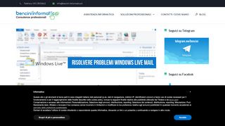 
                            9. Windows Live Mail non funziona e non scarica la posta? La Soluzione