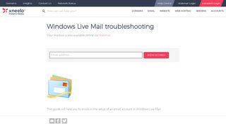 
                            8. Windows Live Mail troubleshooting - Hetzner Help Centre