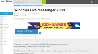 
                            10. Windows Live Messenger 2008 8.5.1302.1018 - Download in italiano