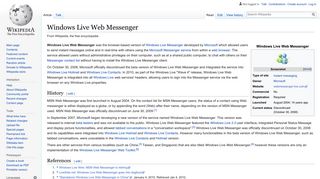 
                            9. Windows Live Web Messenger - Wikipedia