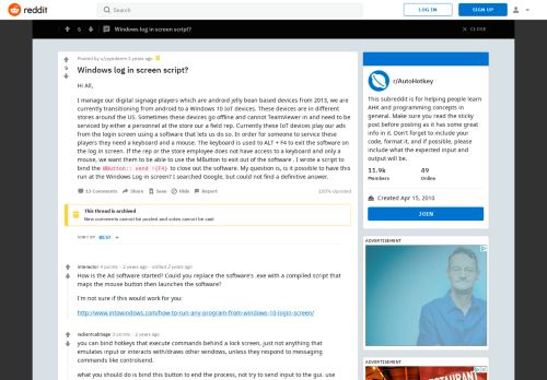 
                            5. Windows log in screen script? : AutoHotkey - Reddit