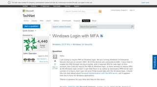 
                            2. Windows Login with MFA - Microsoft