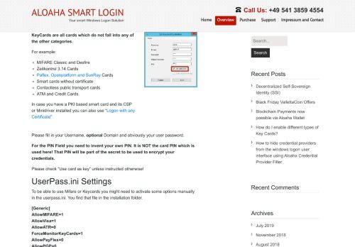 
                            9. Windows Logon via KeyCards such as NFC/Mifare/Desfire