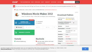 
                            3. Windows Movie Maker - Download - CHIP