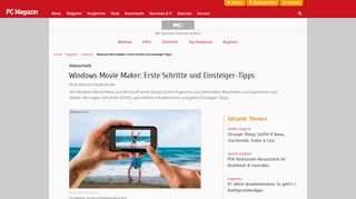 
                            4. Windows Movie Maker: Erste Schritte & Einsteiger-Tipps - PC Magazin