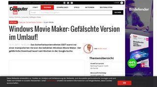 
                            8. Windows Movie Maker: Fälschung im Umlauf - COMPUTER BILD