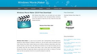 
                            5. Windows Movie Maker Free Download - For Windows 7/8/10/Xp/Vista