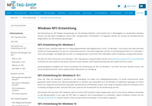 
                            10. Windows NFC-Entwicklung | NFC-Tag-Shop.de