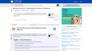
                            1. Windows Phone 8.1: Sperrbildschirm-Passwort vergessen - TechFrage