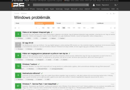 
                            10. Windows problémák - PC Fórum