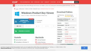 
                            12. Windows Product Key Viewer Download – kostenlos – CHIP