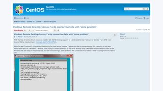
                            1. Windows Remote Desktop/Centos 7 xrdp connection fails with 