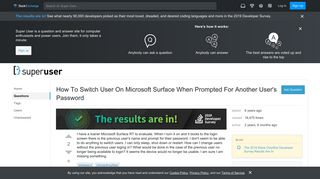 
                            5. windows rt - How To Switch User On Microsoft Surface When Prompted ...
