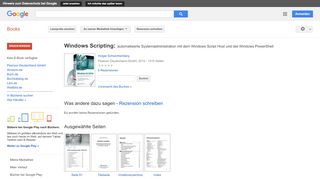
                            10. Windows Scripting: automatisierte Systemadministration mit dem ... - Google Books-Ergebnisseite