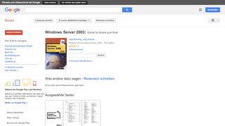 
                            8. Windows Server 2003: Schritt für Schritt zum Profi