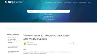 
                            7. Windows Server 2012 boot into black screen after Windows Updates ...