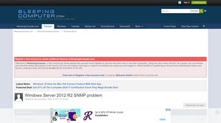 
                            10. Windows Server 2012 R2 SNMP problem - Windows Server - Bleeping ...